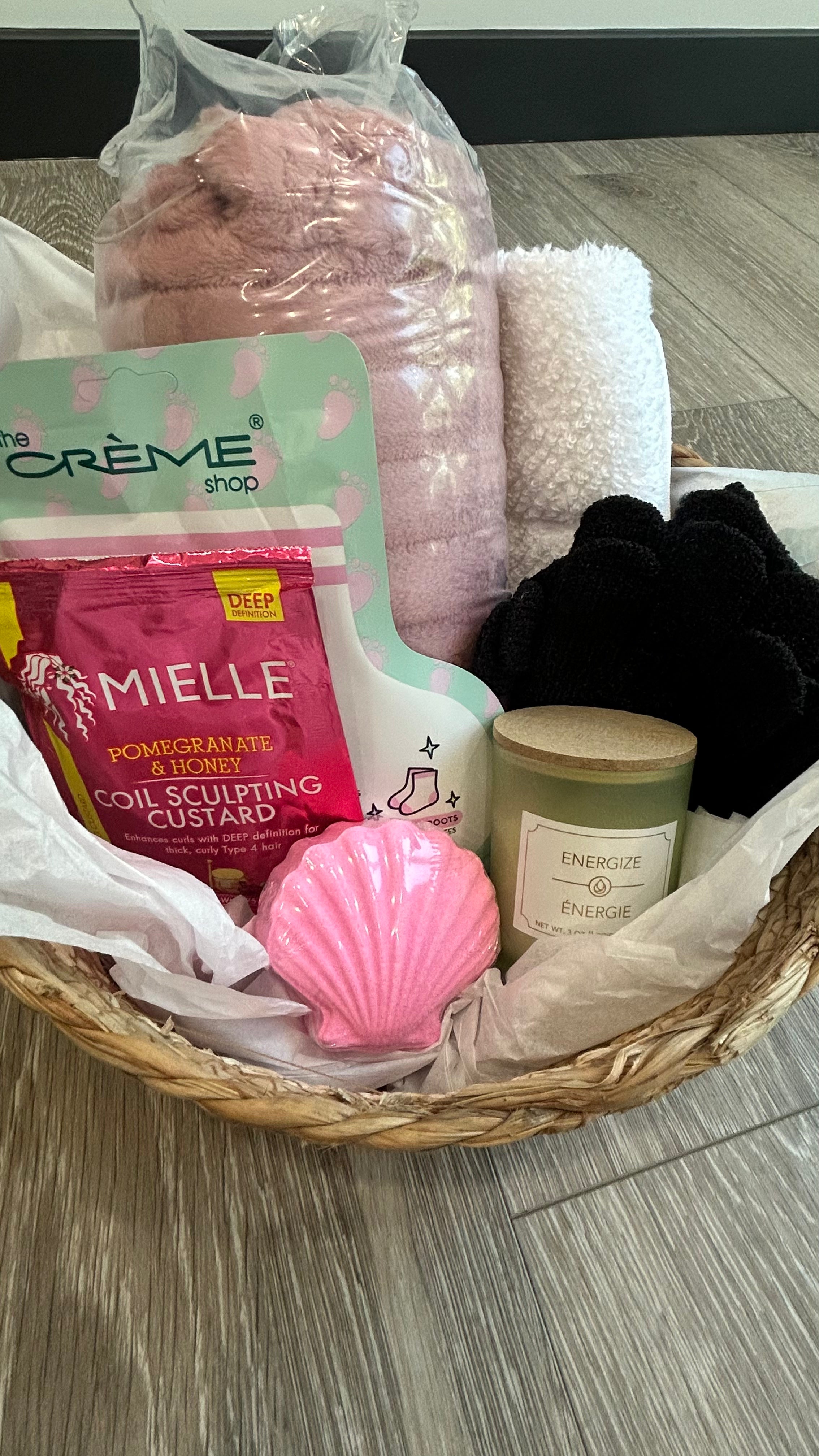 🌸 Self-Care & Cozy Comfort Gift Basket – Spa & Relaxation Set 🌸